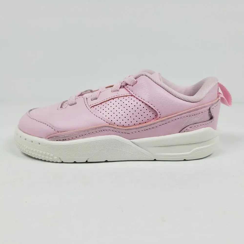 Nike Air Jordan Flight Court Toddler Girls Size 9c Pink Foam Sail Muslin Shoes